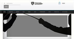 Desktop Screenshot of fencingarmor.com